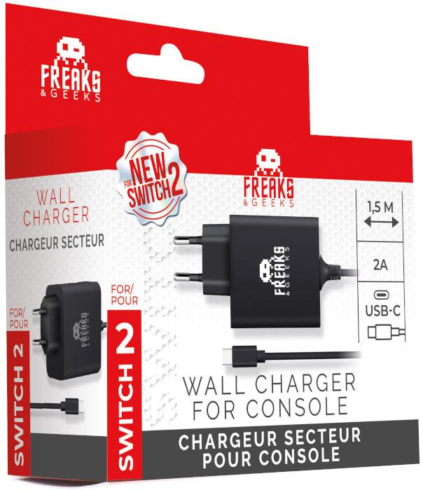 Actual product image Trade Invaders - AC adapter for Nintendo Switch 2 - 30W - Black (Switch 2)