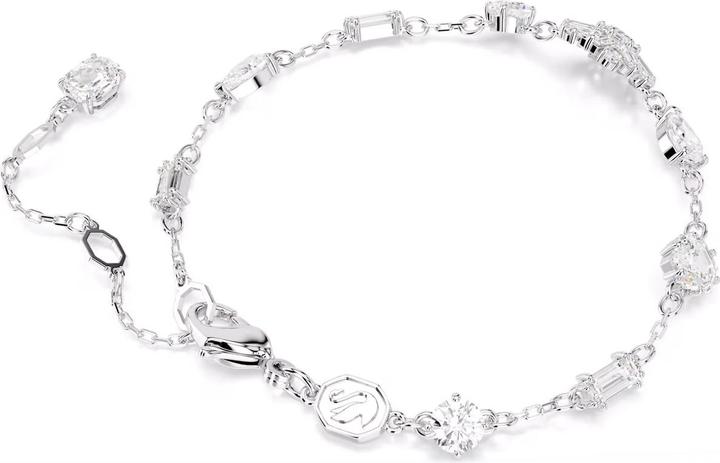 Actual product image Swarovski Idyllia bracelet various cuts snowflake white (19.50 cm, Swarovski Metal)