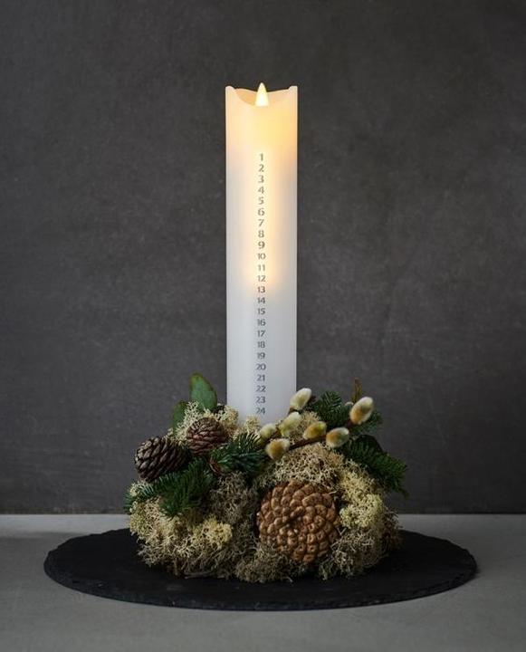 Produktbild Sirius LED-Kerzen Advent Calendar silber (1 x)