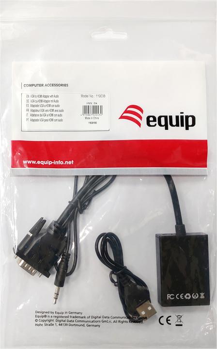 Immagine prodotto equip Convertitore di interfaccia video di vita (VGA, 20 cm)