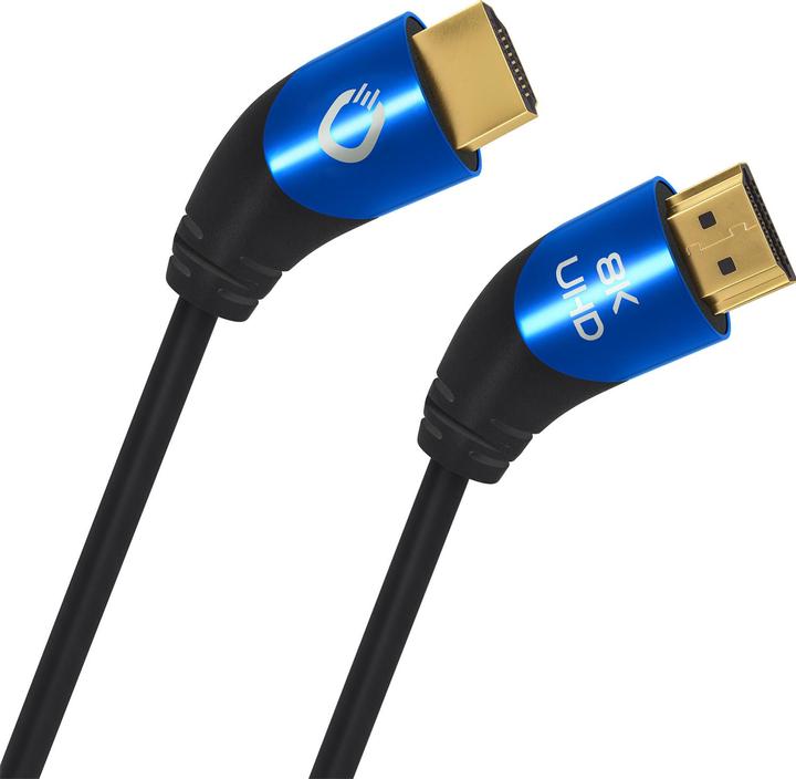 Image du produit Oehlbach Câble de connexion HDMI AV (1x HDMI mâle - 1x HDMI mâle) 1.5 m Noir (1.50 m, HDMI)