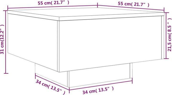 Produktbild VidaXL Jasko (55 x 55 x 31 cm)