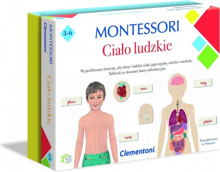 Image du produit Clementoni Jeu Montessori corps humain