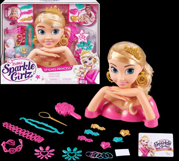 Image du produit BigBuy Fun Poupée coiffeuse Sparkle Girlz Buste