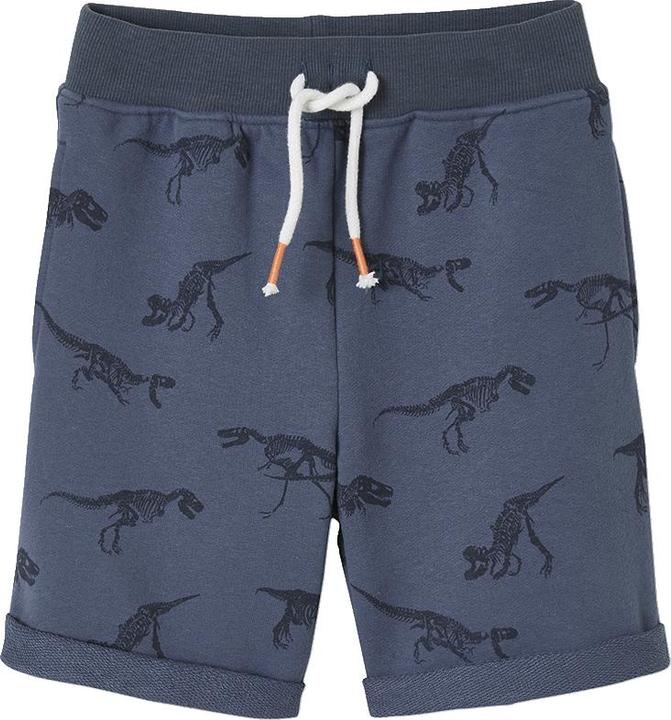 dinosauri stampati in blu scuro