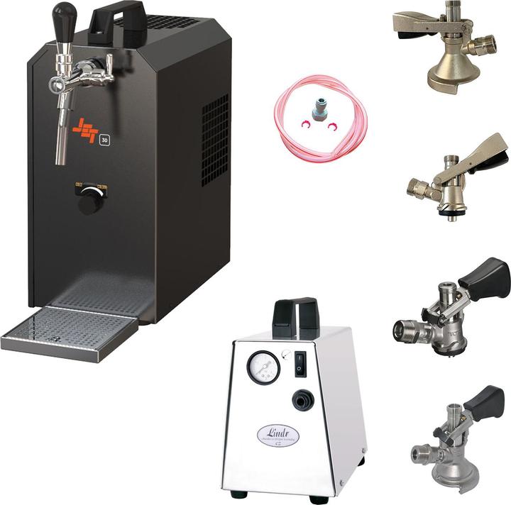 Komplett Set, Flach-Zapfkopf, Dreikant-Zapfkopf, Köpi-Zapfkopf, 1-leitig, Korb-Zapfkopf, Kombi-Zapfkopf