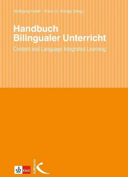 Image du produit Handbuch Bilingualer Unterricht (Allemand, Wolfgang Hallet, Frank G. Königs, 2013)