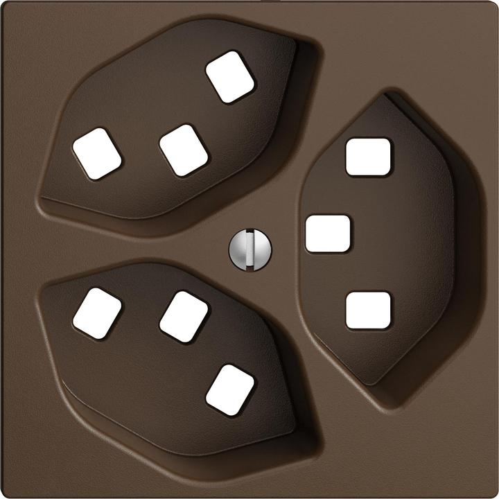 Image du produit Feller Kit de cache prise 3xT23 coffee
