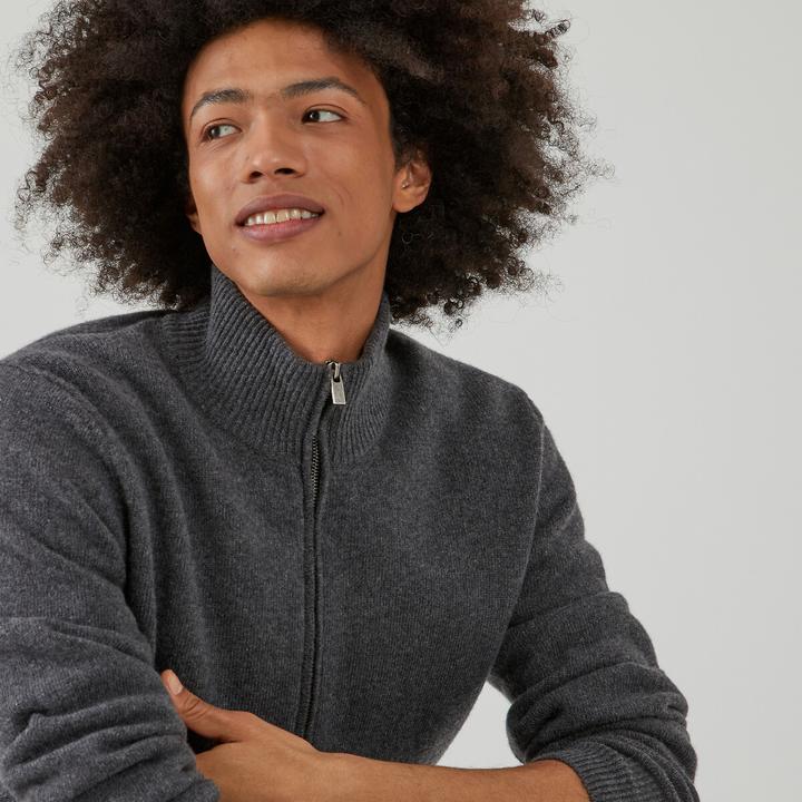 Produktbild La Redoute Collections Strickjacke aus 100% Lambswool (XXL)