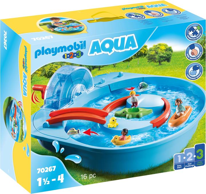 Produktbild Playmobil Fröhliche Wasserbahn (70267, Playmobil 1.2.3)