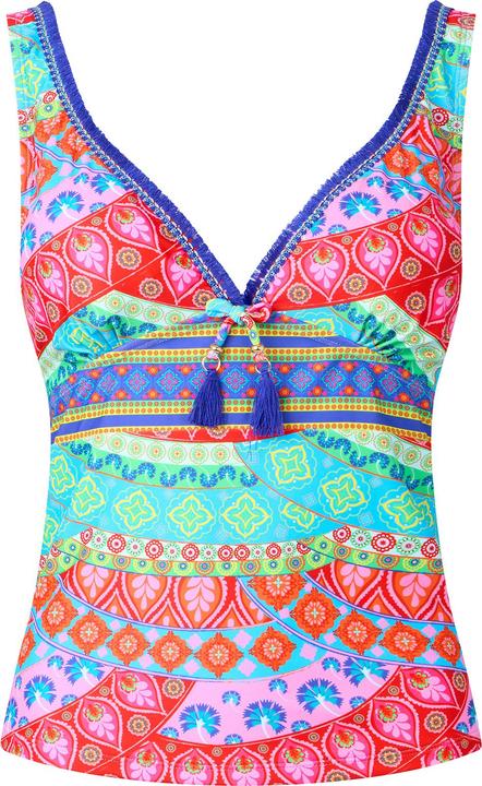 Image du produit Joe Browns Patchwork Tassel Trim Tankini Top (36)