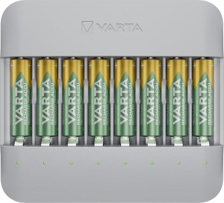 Varta Eco Charger Multi (1 Stk., HR6, AA, AAA, 1600 mAh, Ladegerät inkl. Akku)