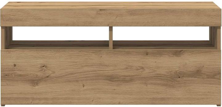 Actual product image VidaXL TV Schrank Lowboard Fernsehschrank Fernsehtisch mit LED Artisan-Eiche (90 x 35 x 40 cm)