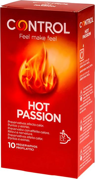 Actual product image Control Hot Passion Preservativos Efecto Calor 10 Unidades (10 pcs.)