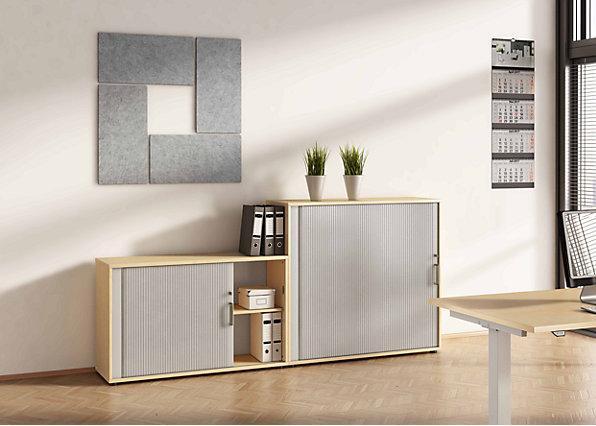 Immagine prodotto Hammerbacher Set di pannelli murali acustici (33 x 2,5 x 65 cm)