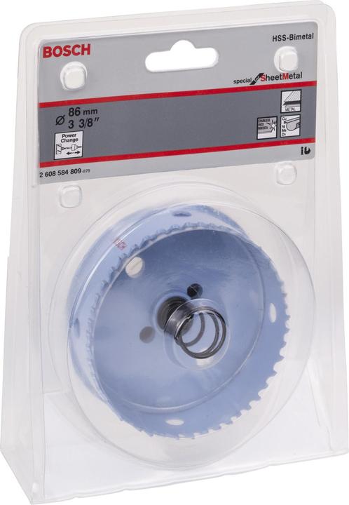 Actual product image Bosch Professional Zubehör Hole Saw Special Sheet Metal, 86 mm, 3 3/8-inch (86 millimetres)