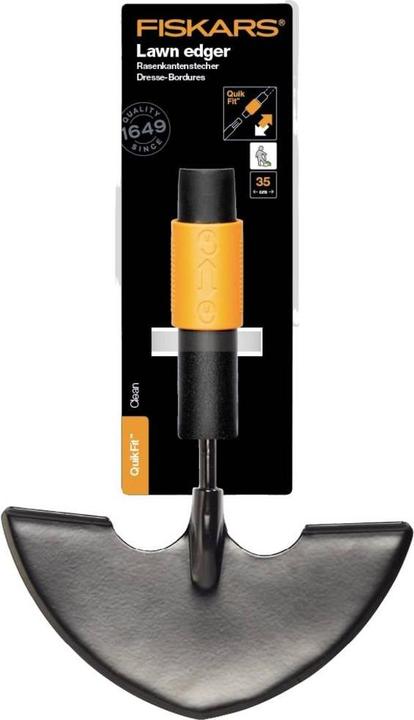 Productafbeelding Fiskars 1000690 Schop/ Troffel Tuin Troffel Staal Zwart, Oranje