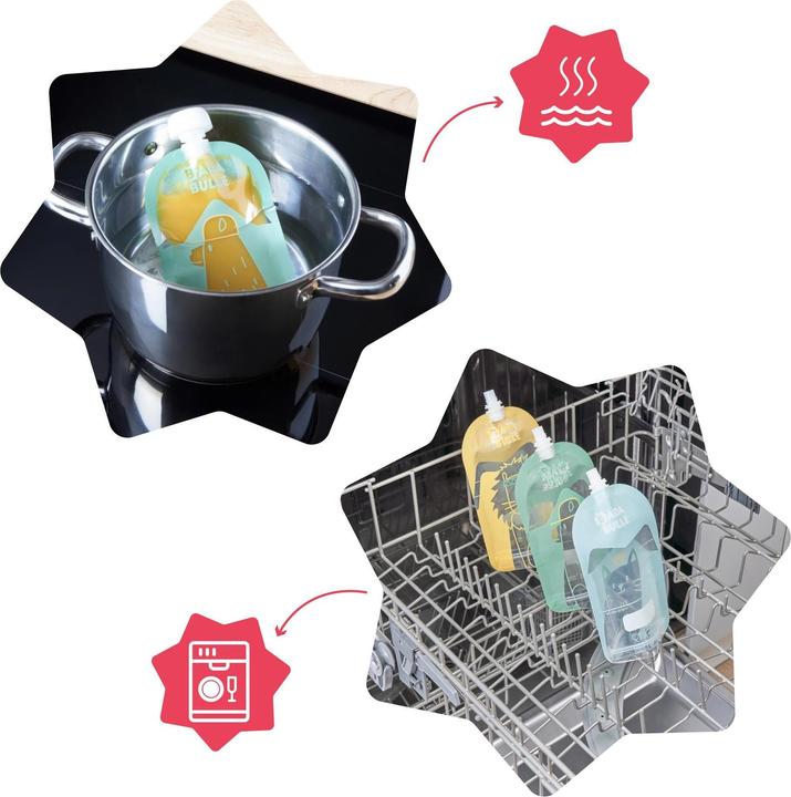 Actual product image Badabulle Squeeze bag