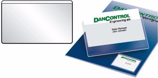 Actual product image Business card pockets 95x60mm (95 x 60 mm)