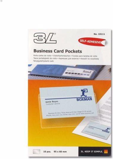 Actual product image Business card pockets 95x60mm (95 x 60 mm)