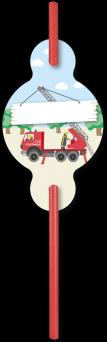 Produktbild DH-Konzept Party Deko Set Feuerwehr für 6 Kinder 51 teilig