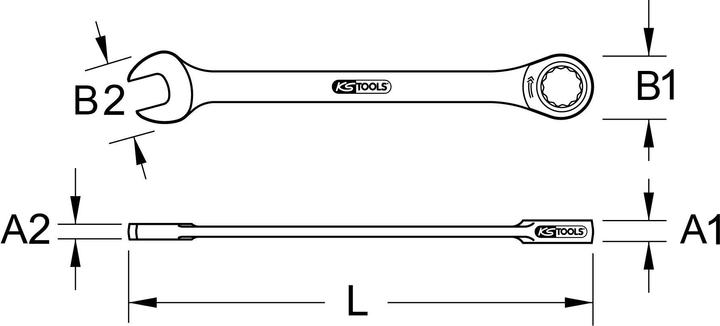 Image du produit KS Tools Clé à cliquet GEARplus (34 mm)