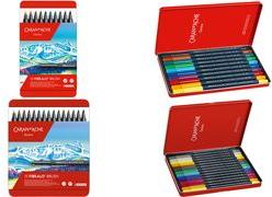 Immagine prodotto Caran d'Ache Fibralo Brush Metallschachtel (Multicolore, 10 x)