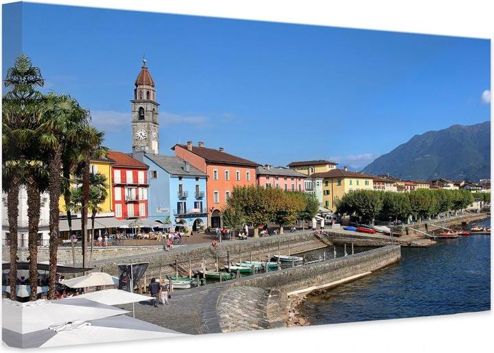 Immagine prodotto Trenddeko Passeggiata del porto di Lago Maggiore (200 x 130 cm)