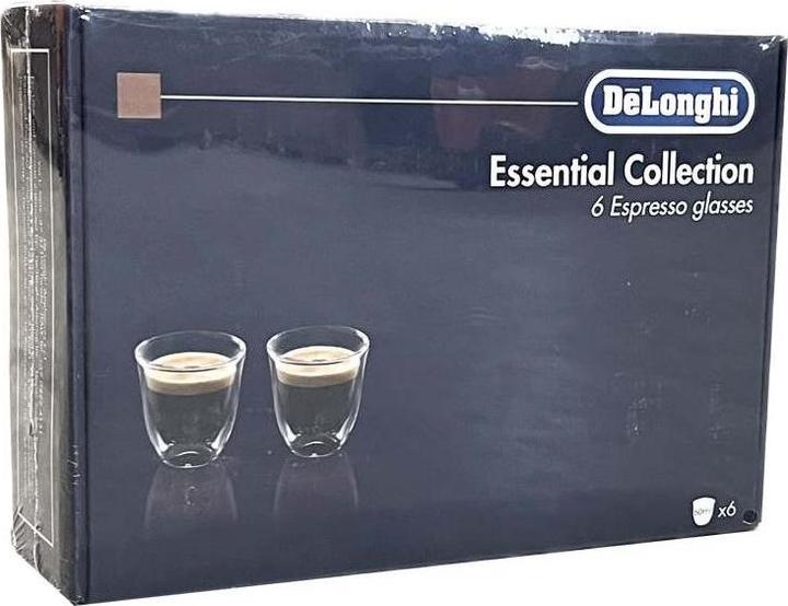 Actual product image De'Longhi SET DLSC300 Espresso Glass Set of 6 (60 ml, 6 x)