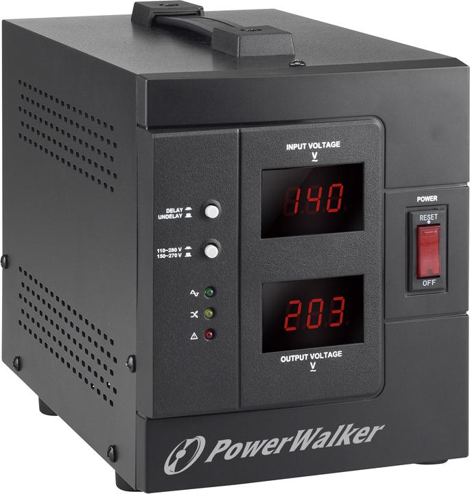 Powerwalker AVR 1500 SIV FR - 110-280 V - 50-60 Hz - 1500 VA - 1200 W - 2 AC outputs - 312 (1500 VA, 1200 W)