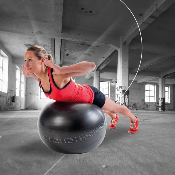 Actual product image Pure2improve 2Improve P2I200080 Exercise Ball, 75 cm, Juodas, PVC (75 cm)