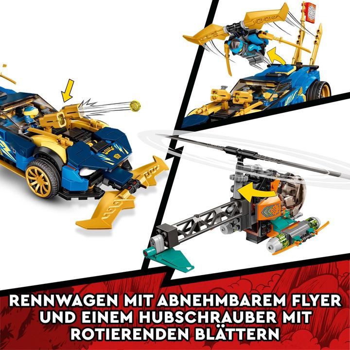 Actual product image LEGO Ninjago - Jay and Nya's race car EVO (71776, LEGO Ninjago)