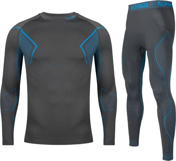 Alpinus Thermoaktive Herrenunterwäsche Active Base Layer Set grau GT43880