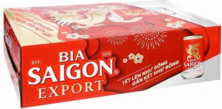 Actual product image Saigon Export Lager (24 x 33 cl)