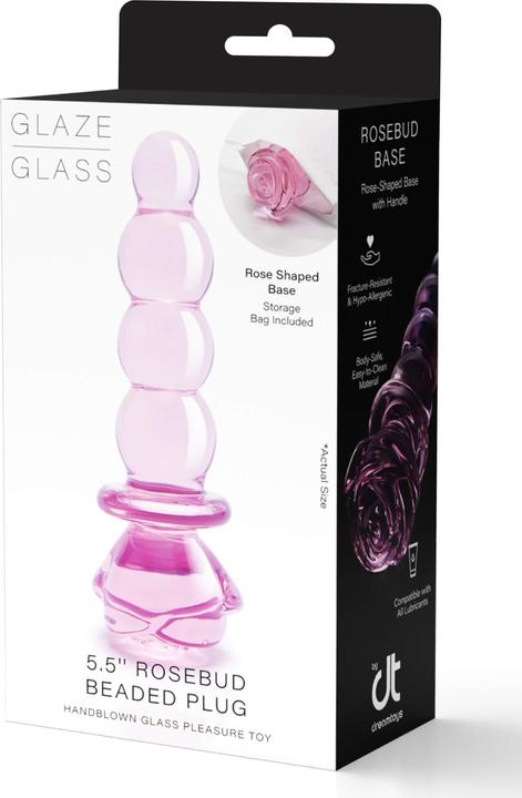 Image du produit Dream Toys Verre Glacé - Rosebud Beaded Plug