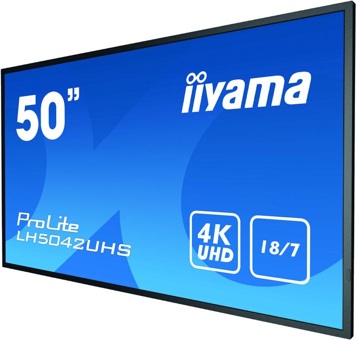 Image du produit iiyama 50" LH5042UHS-B3 HDMI+DVI+USB IPS (3840 x 2160 pixels, 50")