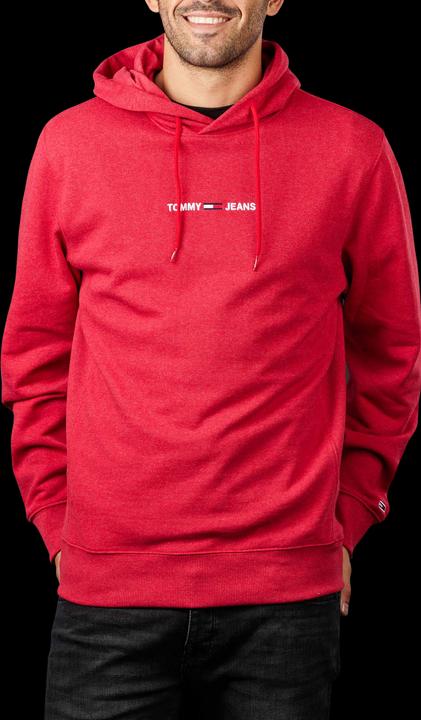 Image du produit Tommy Hilfiger Tommy Straight Logo Hoodie deep crimson (L)