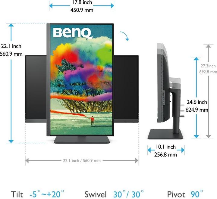 Produktbild BenQ PD2705U (3840 x 2160 Pixel, 27")