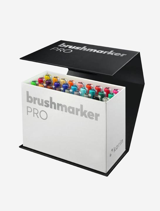 Actual product image Karin Brush Marker Pro Mini Box (Multinational, 27 x)