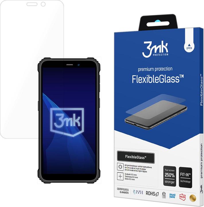 Actual product image 3MK Hybrid glass FlexibleGlass on Oukitel G2 (LG G2)
