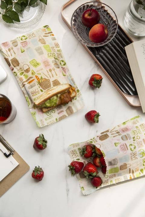 Actual product image Nuts Beeswax cloth sandwich (2 x)