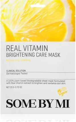 Produktbild Some By Mi Clinical Solution Vitamin Brightening Care Mask - Blattmaske für Aufhellung und Antioxid