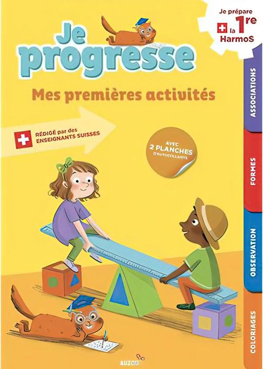 Actual product image Je progresse J'entre en 1re harmos / Mes premières activités (French, Collectif, 2021)