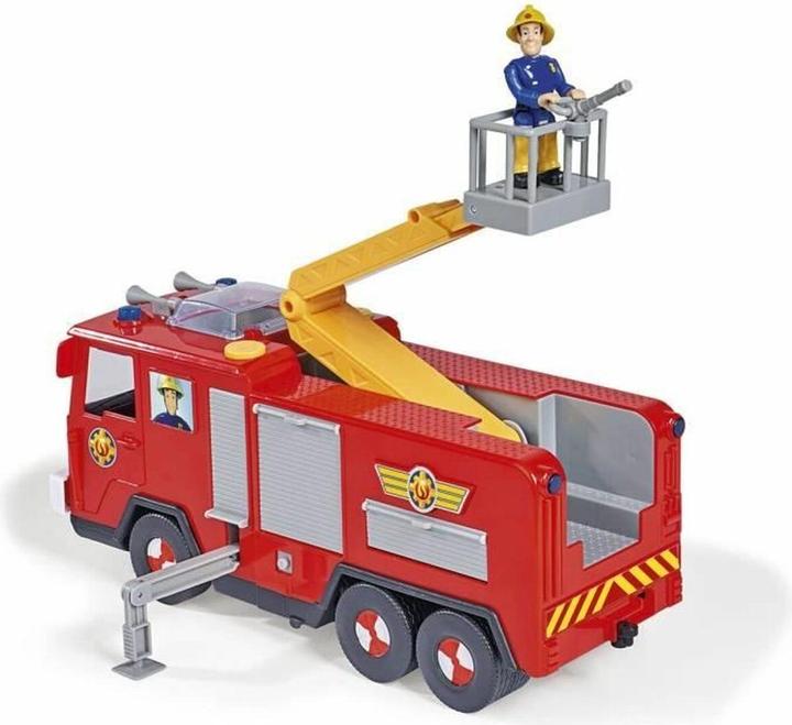 Actual product image Simba Fireman Sam Jupiter Wosu Sam and Radar Dogs Fireman Figure