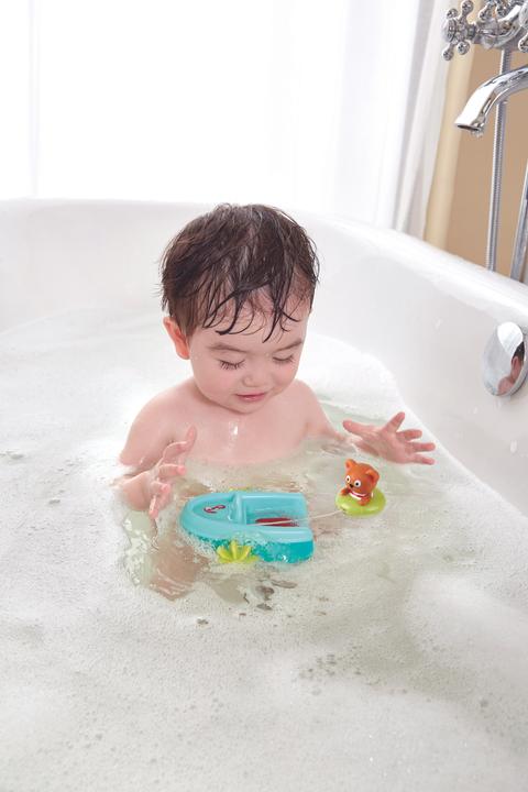 Actual product image Hape Inflatable boat with pullback motor