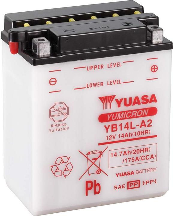 Image du produit Yuasa YB14L-A2 Yumicron (12 V, 14 Ah, 175 A)