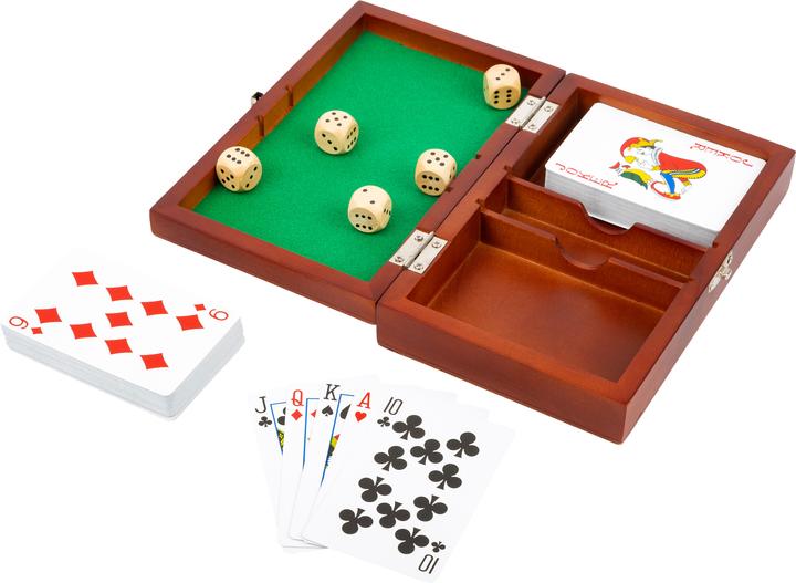 Produktbild small foot Spielbox Karten und Würfel (Deutsch)
