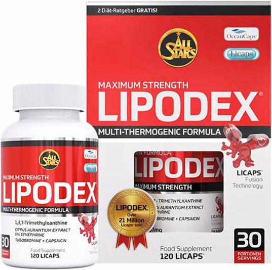 Actual product image All Stars Lipodex (120 Piece, Capsules)
