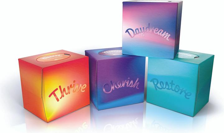 Kleenex Collection Kosmetiktücher Würfel Trio