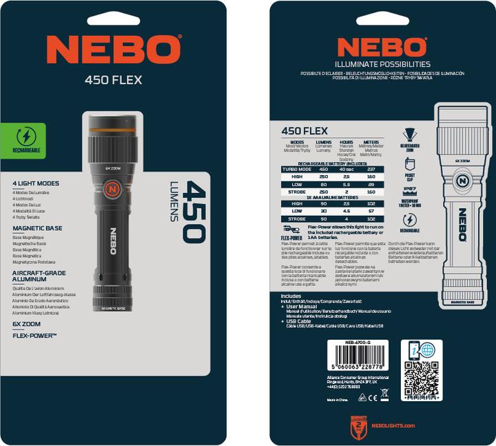Actual product image Nebo Flex (10.80 cm, 450 lm)